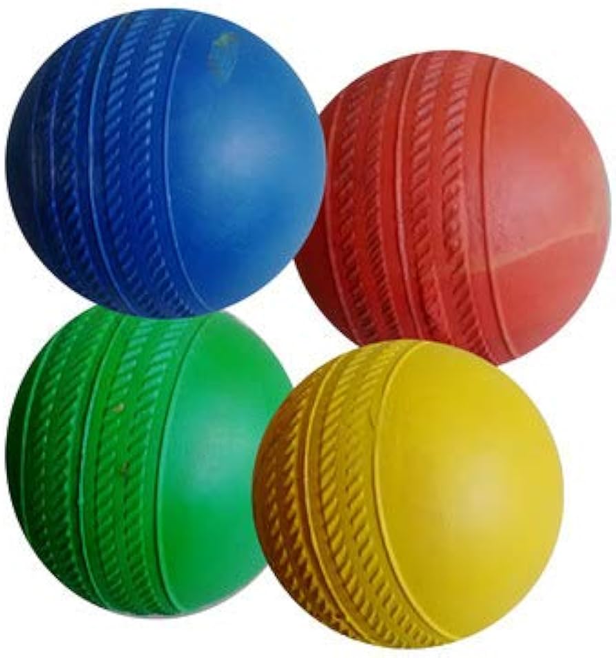 Rubber sports balls